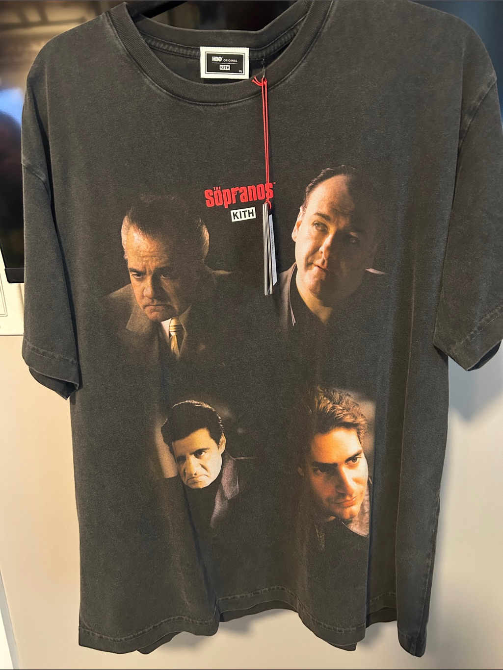 Kith Black The Sopranos Portrait Graphic Tee